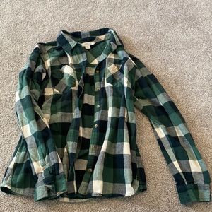 Women’s Green Flannel